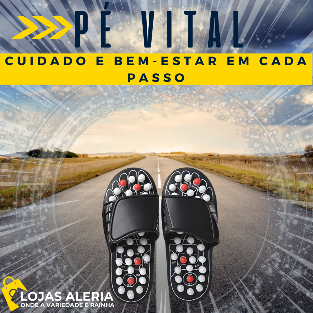 Sandálias Terapêuticas de Acupressão Pé Vital